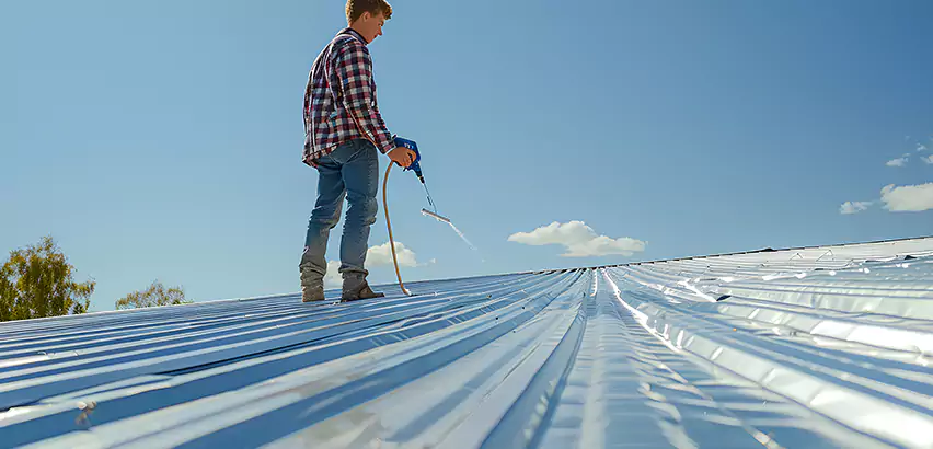 EPDM Roofing Installation Drip Edge in Rolling Meadows
