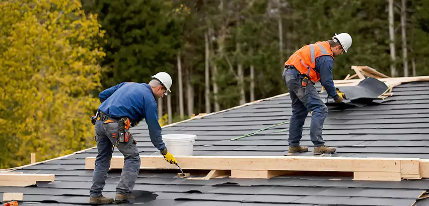 Garage Felt Roof Replacement in Rolling Meadows