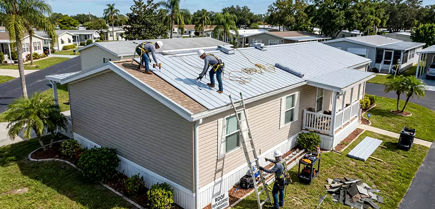 Mobile Home Metal Roof Replacement in Rolling Meadows