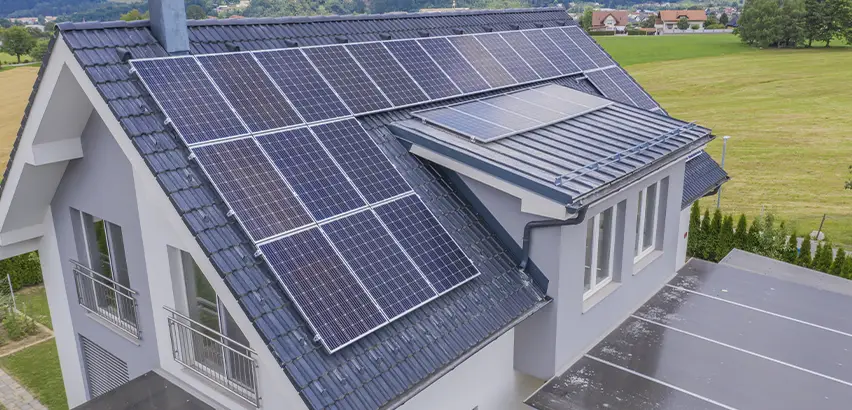 Residential Solar Roof Installation in Rolling Meadows
