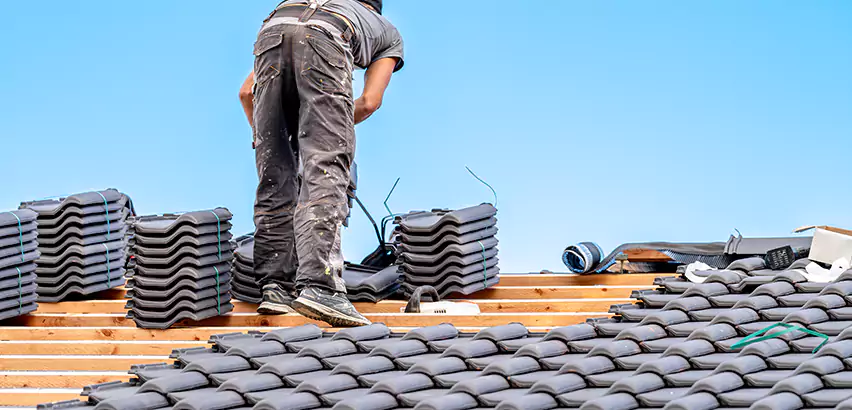 Replacing Tile Roof Underlayment in Rolling Meadows